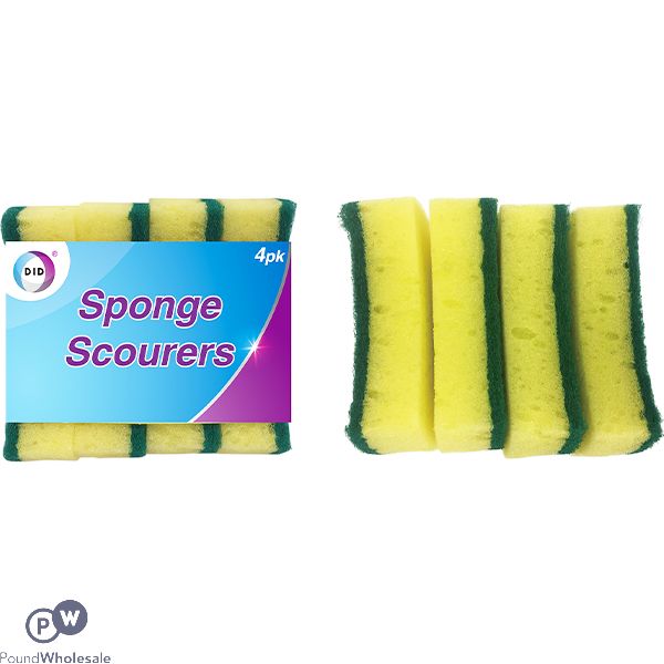 DID Sponge Scourers 4 Pack