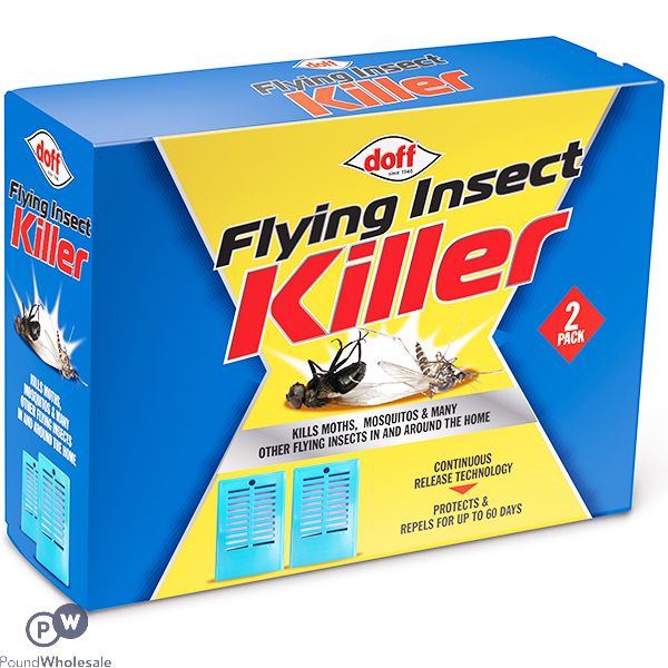 Doff 2-in-1 Flying Insect Killer 2 Pack Expired Stock 