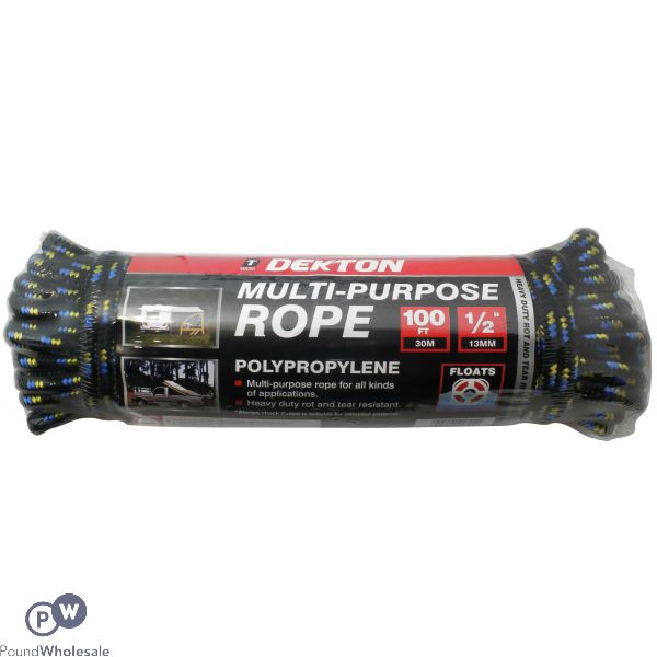 Dekton 1/2" X 100Ft Multipurpose Rope
