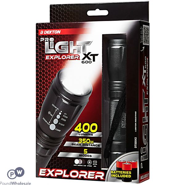 Dekton Pro Light XT600 Explorer Torch