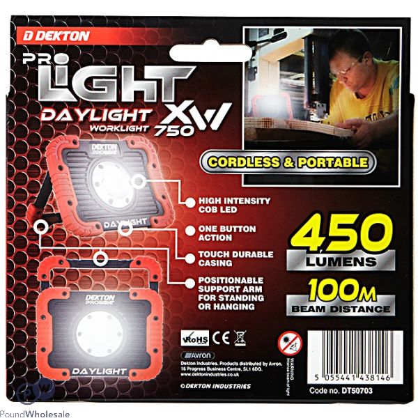 Dekton Pro Light XW750 Daylight Worklight
