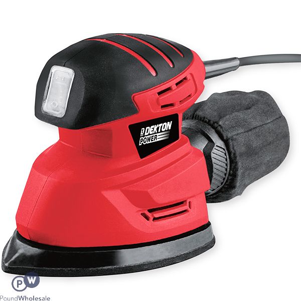 Dekton 130W Power Palm Sander with Dust Collector