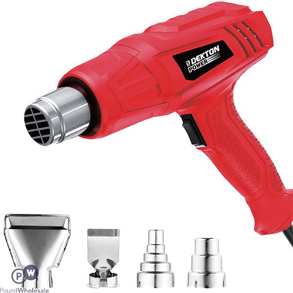 Dekton 2000W Heat Gun 4pc