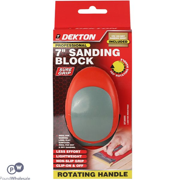 Dekton Professional Rotating Sanding Block 7"