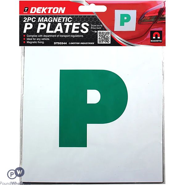 Dekton Magnetic P Plates 2 Pack