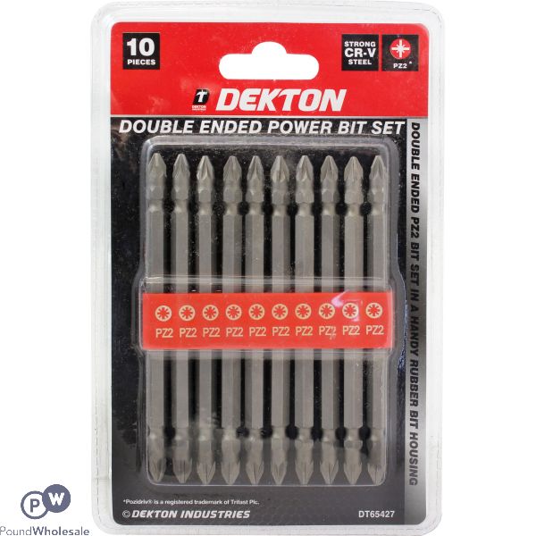 Dekton Double Ended Power Bit Set