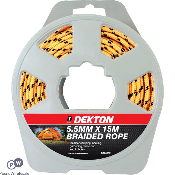 Dekton 5.5mm X 15m Braided Rope