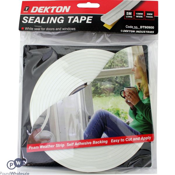 Dekton White Draught Excluding Sealing Tape 5m