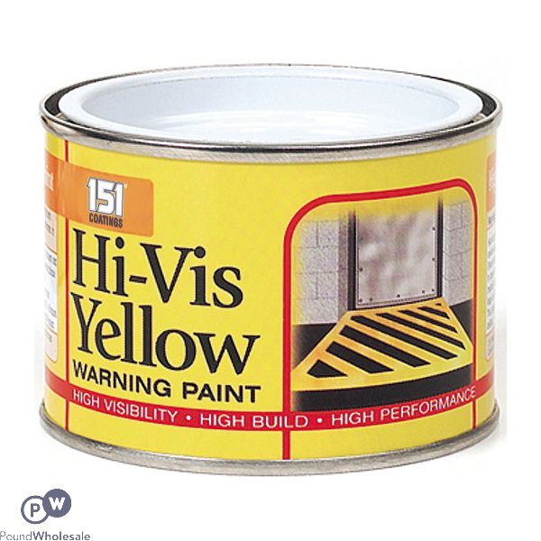 151 Hi-Vis Yellow Warning Paint 180ml