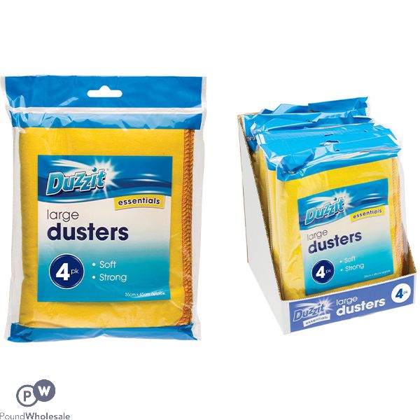 Duzzit Large Dusters 4 Pack Cdu