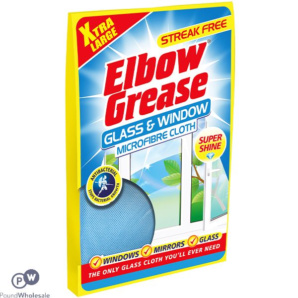 Elbow Grease Extra Large Glass & Window Microfibre Cloth