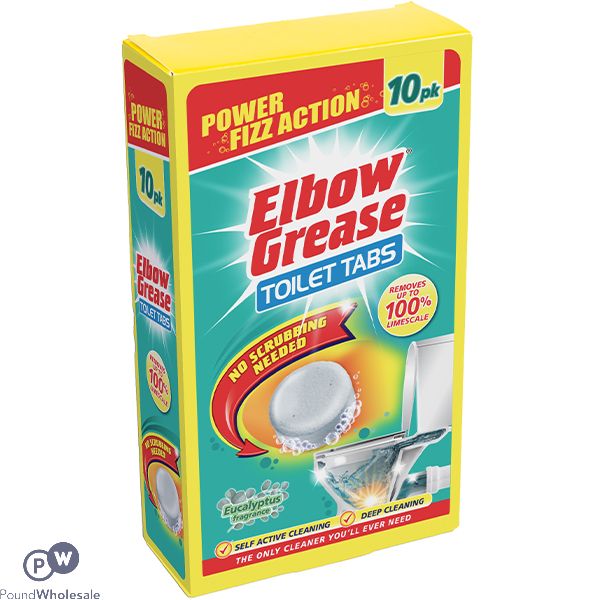 Elbow Grease Eucalyptus Toilet Tabs 10 Pack