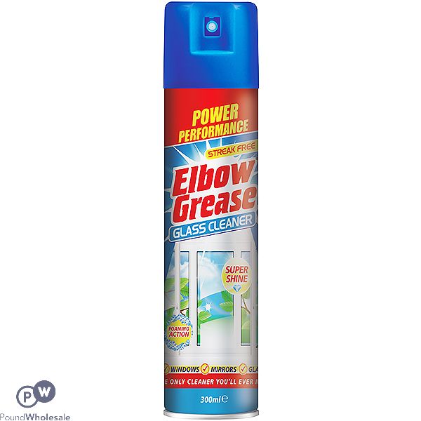 Elbow Grease Foaming Glass Cleaner 300ml