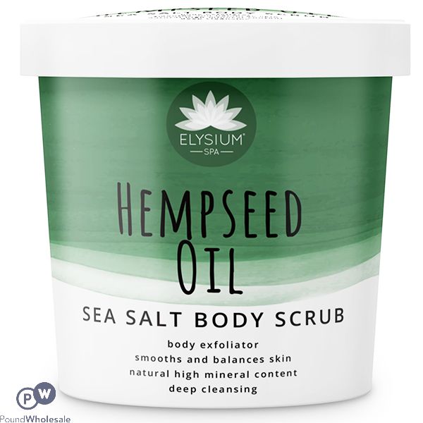 Elysium Hempseed Oil Sea Salt Body Scrub 200g