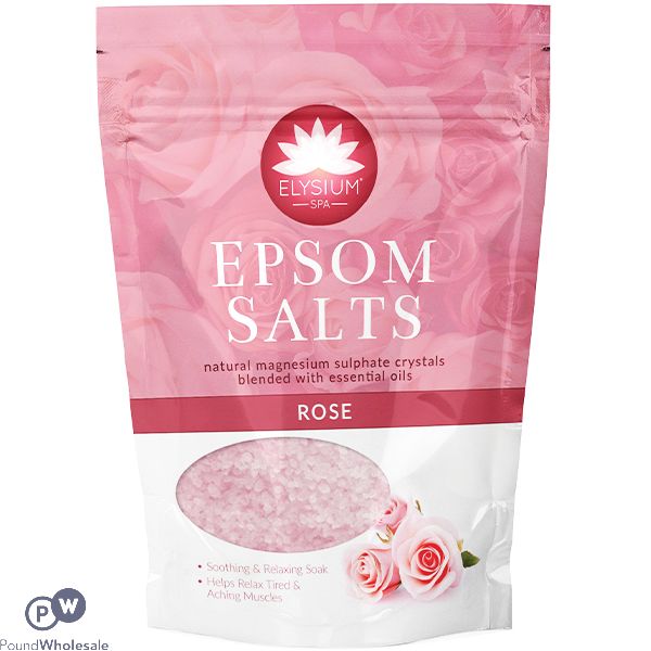 Elysium Spa Rose Epsom Bath Salts 450g