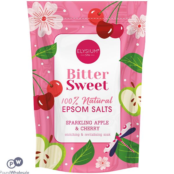 Elysium Spa 100% Natural Bitter Sweet Epsom Bath Salts 450g