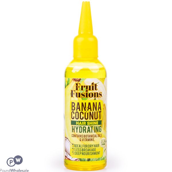 Fruit Fusions Banana & Coconut Hydrating Hair Shine 100ml