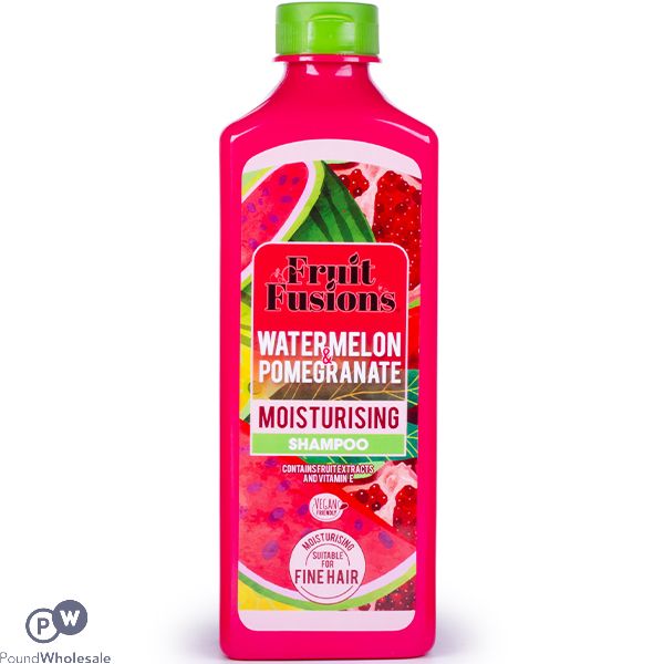 Fruit Fusions Watermelon & Pomegranate Moisturising Shampoo 600ml