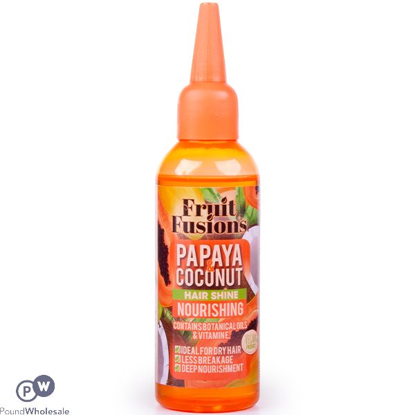 Fruit Fusions Papaya & Coconut Nourishing Hair Shine 100ml