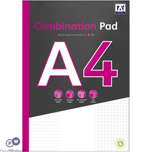 A4 Combination Pad 100 Pages
