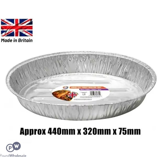 Did Jumbo Foil Turkey Roasting Tray 44cm X 32cm X 7.5cm