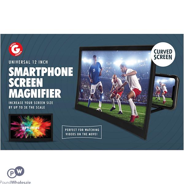 Gifts & Gadgets Universal Smartphone Screen Magnifier 12"