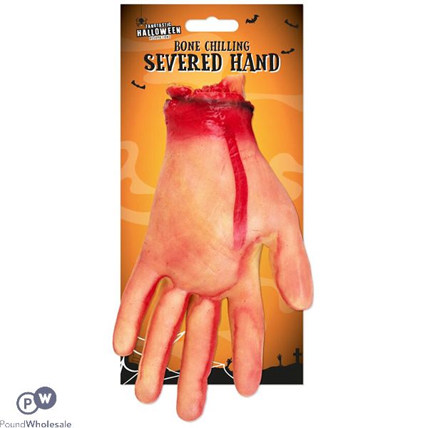 Halloween Severed Bloody Hand Prop 19cm