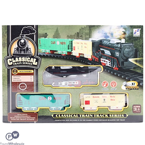 Classical Battery-powered Train Play Set Boxed