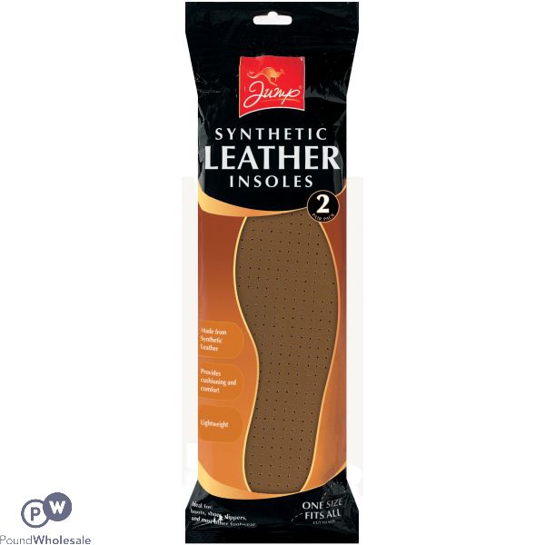 Jump Synthetic Leather Insoles 2 Pack