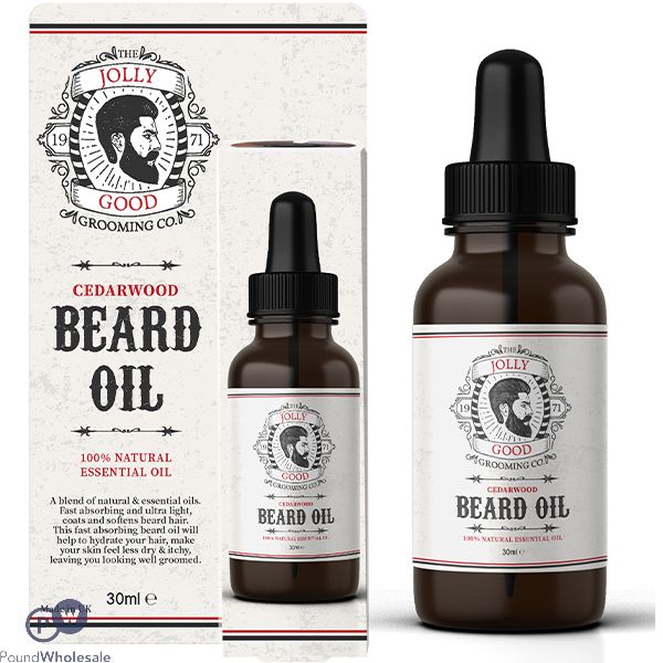 Jolly Good Grooming Co Cedarwood Beard Oil 30ml