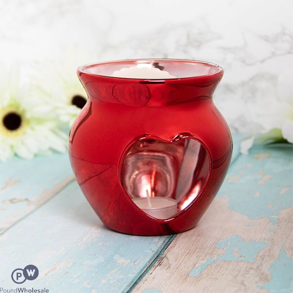 Leonardo Desire Aroma Red Heart Wax Oil Burner