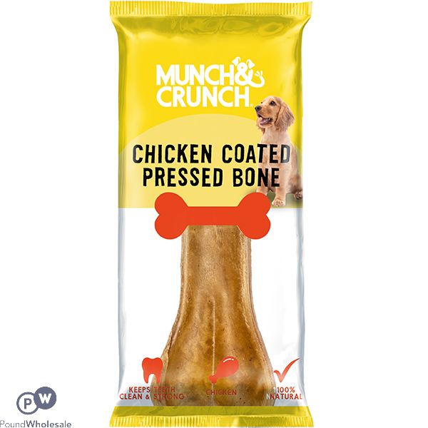 Munch & Crunch Chicken-coated Pressed Dog Bone