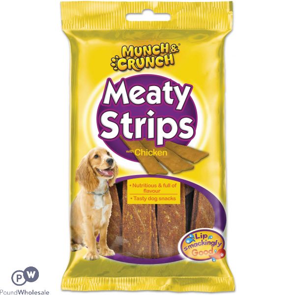 Munch & Crunch Meaty Strips Chicken 18 Pack