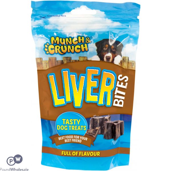 Munch & Crunch Liver Bites 125G