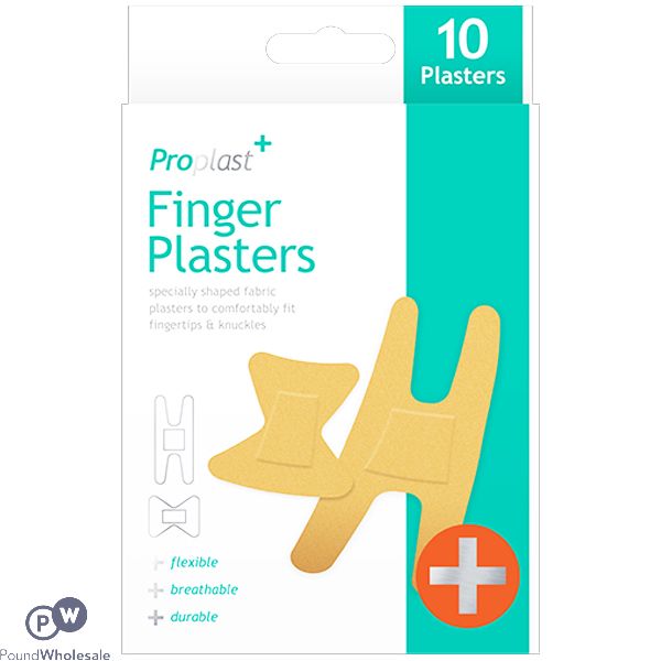 Proplast Finger Plasters 10 Pack