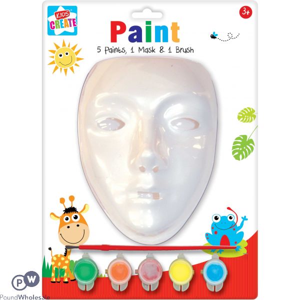 Kids Create Paint Your Own Mask