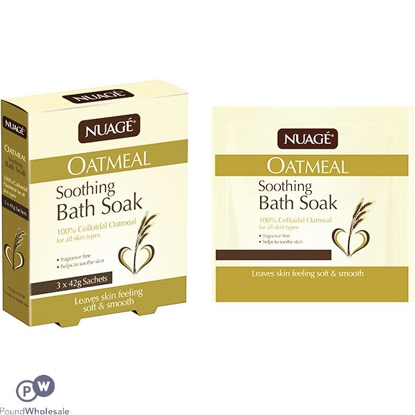 Nuage Oatmeal Soothing Bath Soak 3 X 42g Sachets