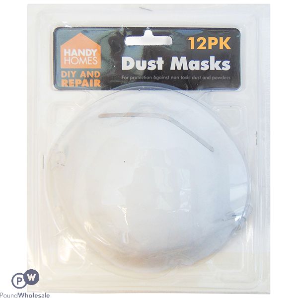 Handy Homes Dust Masks 12 Pack