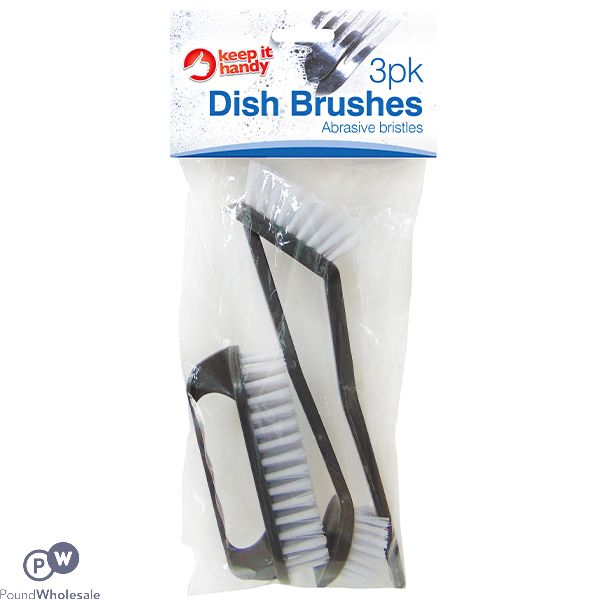 Keep It Handy Assorted Dish Brushes 3 Pack