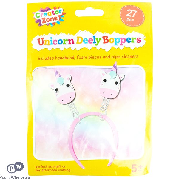 Creator Zone Make Your Own Unicorn Deely Boppers 27pc
