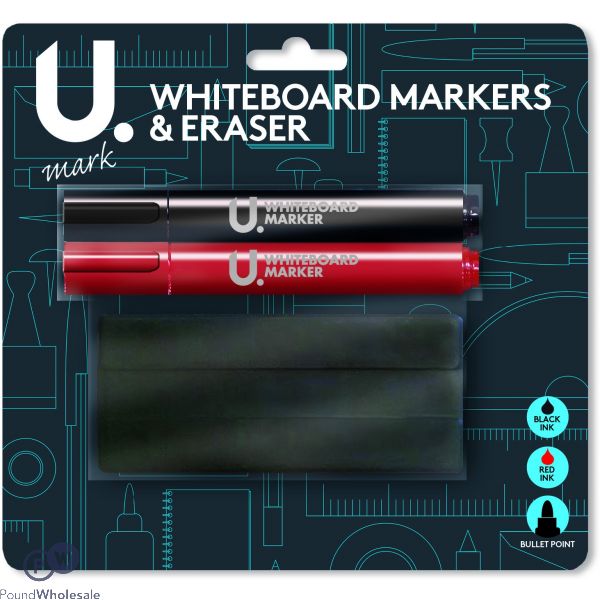 U. Whiteboard Markers & Eraser Set