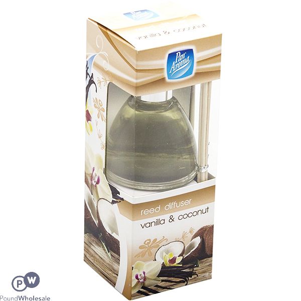 Pan Aroma Vanilla & Coconut Dome Reed Diffuser 50ml CDU