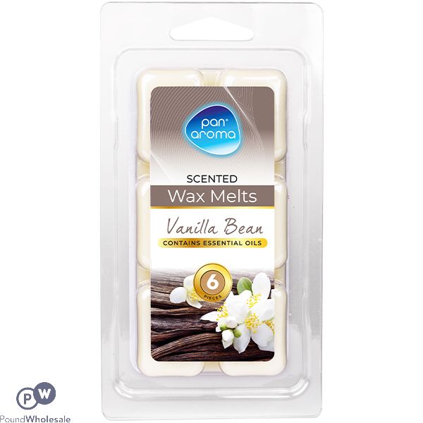 Pan Aroma Vanilla Bean Scented Wax Melts 6 Pack