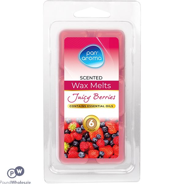 Pan Aroma Juicy Berries Scented Wax Melts 6 Pack