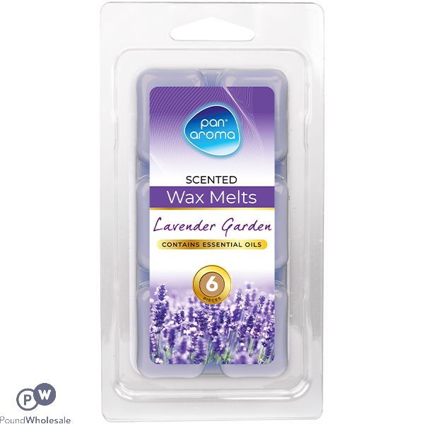 Pan Aroma Lavender Garden Scented Wax Melts 6 Pack