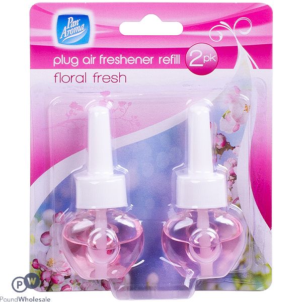 Pan Aroma Floral Fresh Plug-in Air Freshener Refill 2 Pack