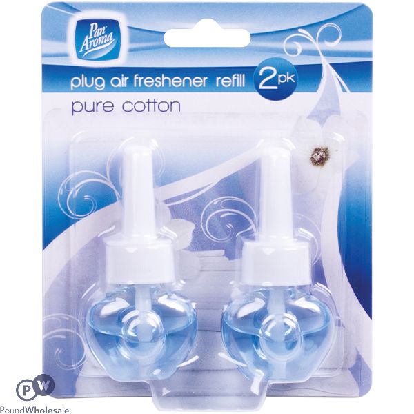 Pan Aroma Pure Cotton Plug-in Air Freshener Refill 2 Pack