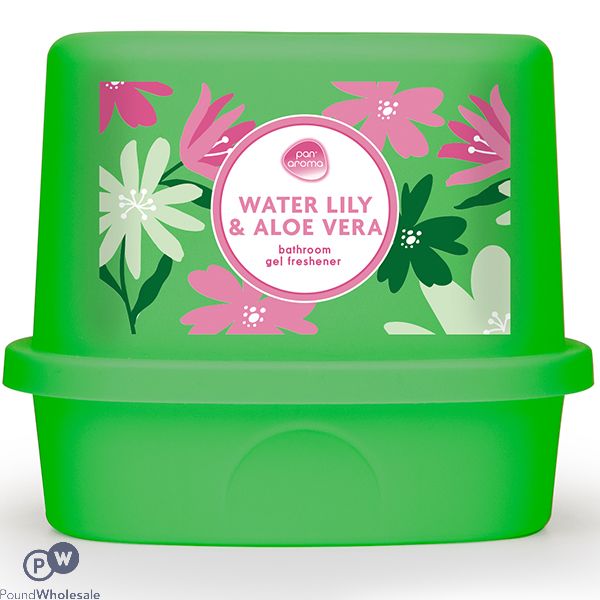 Pan Aroma Water Lily & Aloe Vera Bathroom Gel Air Freshener 150g