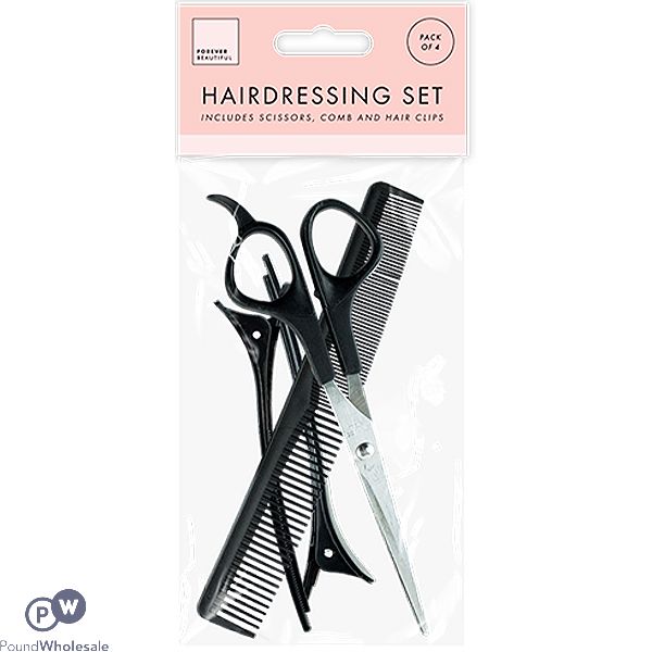 Forever Beautiful Professional Hair Dressing Set 4pc