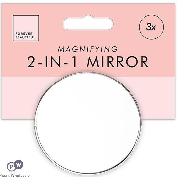 Forever Beautiful 3X Magnifying 2-in-1 Makeup Mirror